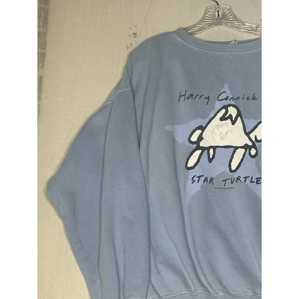 RARE Vintage 1995 Harry Connick Jr. 'Star Turtle' Autographed Sweater‎ | Sz: XL